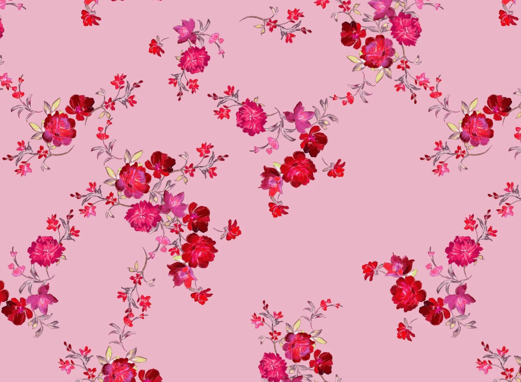 Pink Roses Voile Capri sold by the cat's pajamas product image thumbnail 4