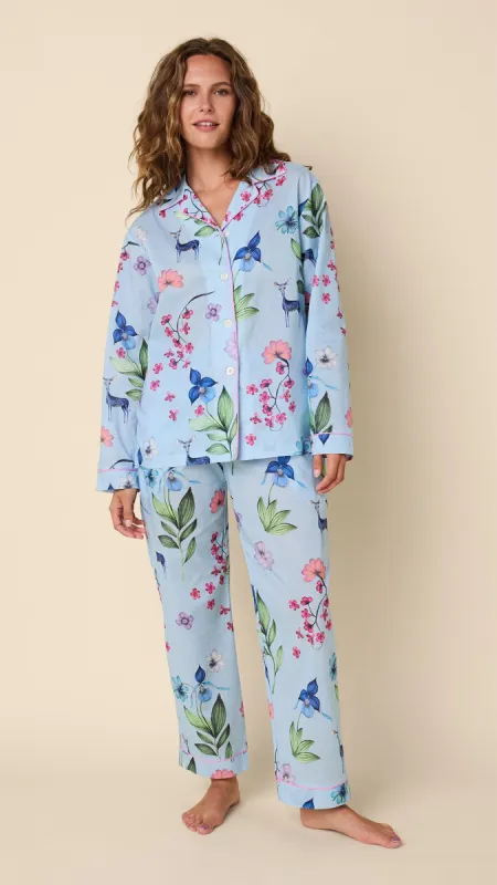 Deerly Voile Pajama sold by the cat's pajamas