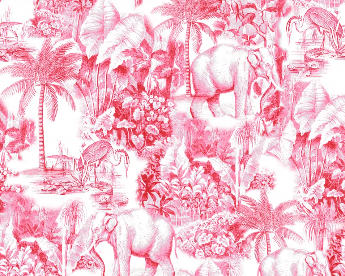 Palm Grove Toile Pima Knit Night Shirt sold by the cat's pajamas product image thumbnail 4