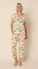 California Christmas Pima Knit Capri Set sold by the cat's pajamas