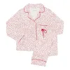 Confetti Dot Long-sleeved Pima Knit Pajama - Red sold by the cat's pajamas