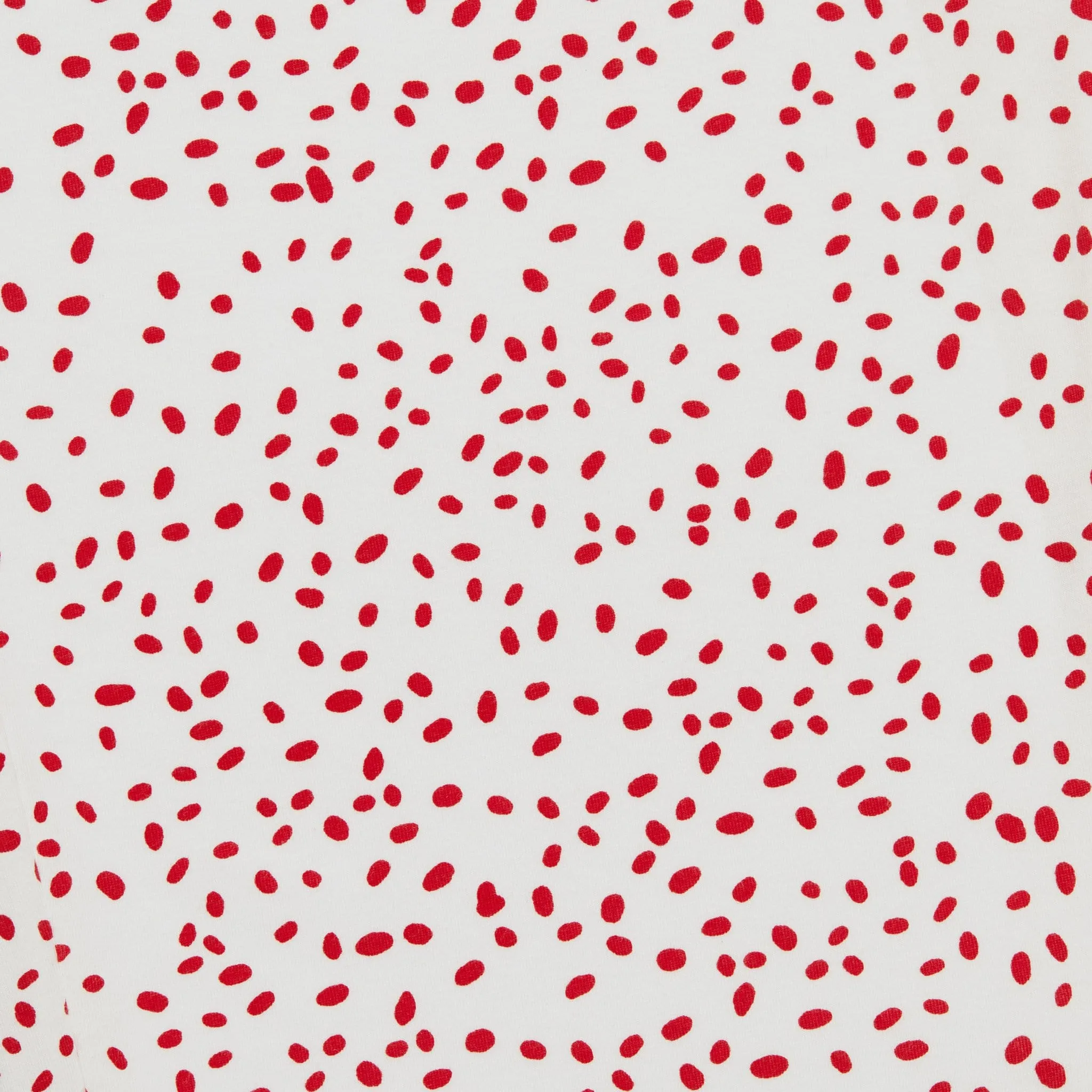 Confetti Dot Long-sleeved Pima Knit Pajama - Red sold by the cat's pajamas product image thumbnail 3