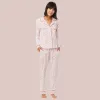 Confetti Dot Long-sleeved Pima Knit Pajama - Red sold by the cat's pajamas