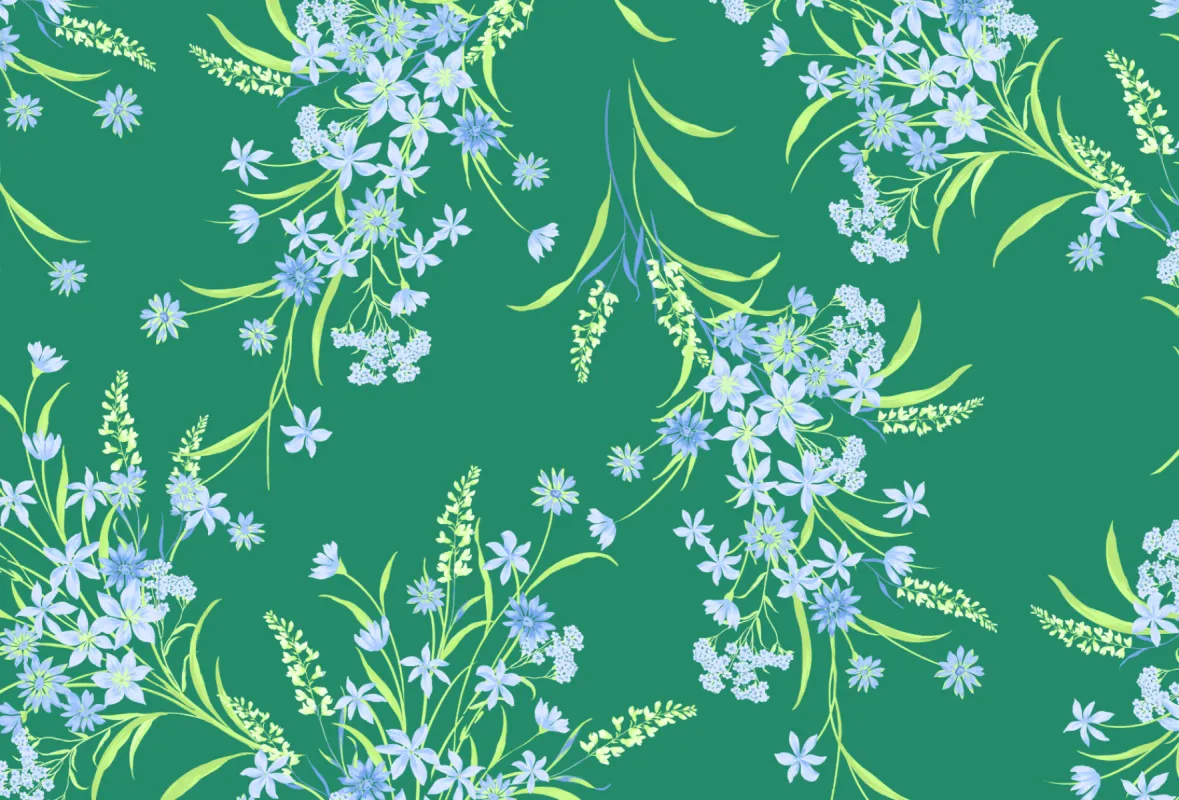 Garden Posy Luxe Pima Capri Set made by the cat's pajamas