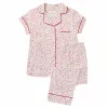 Confetti Dot Pima Knit Capri - Red sold by the cat's pajamas