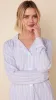Heritage Stripe Pima Knit Long-Sleeved Pajama - Blue sold by the cat's pajamas