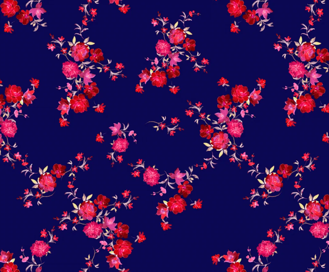 Roses Pima Knit Long-Sleeved Pajama sold by the cat's pajamas product image thumbnail 4