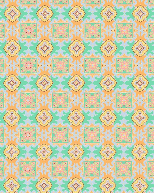 Green Foulard Voile Short Set sold by the cat's pajamas