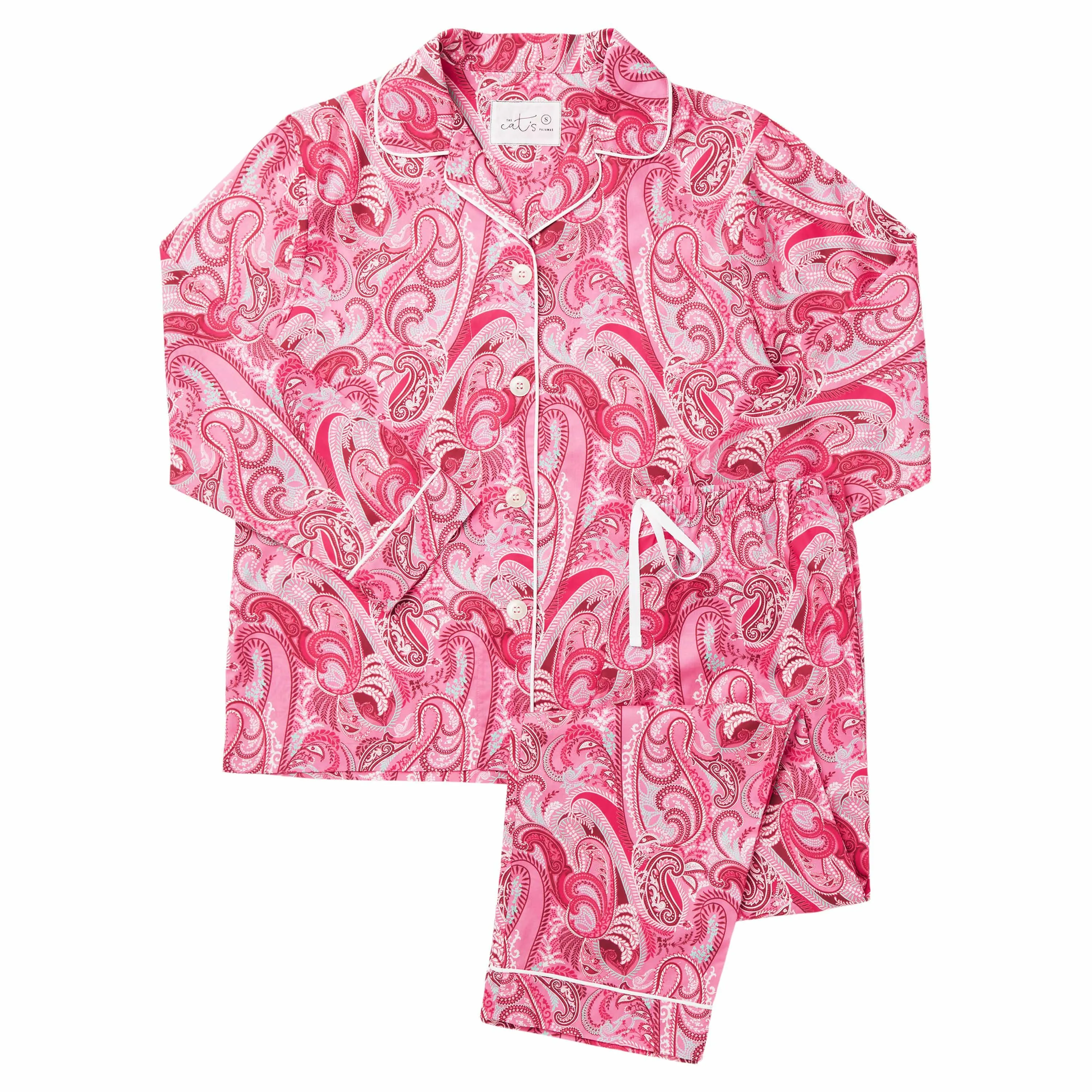 Pretty in Paisley Luxe Pima Pajama sold by the cat's pajamas product image thumbnail 3