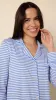 Essential Stripe Pima Knit Pajama - Provence sold by the cat's pajamas