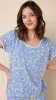 Marguerite Pima Knit Short-Sleeved Simple Set sold by the cat's pajamas