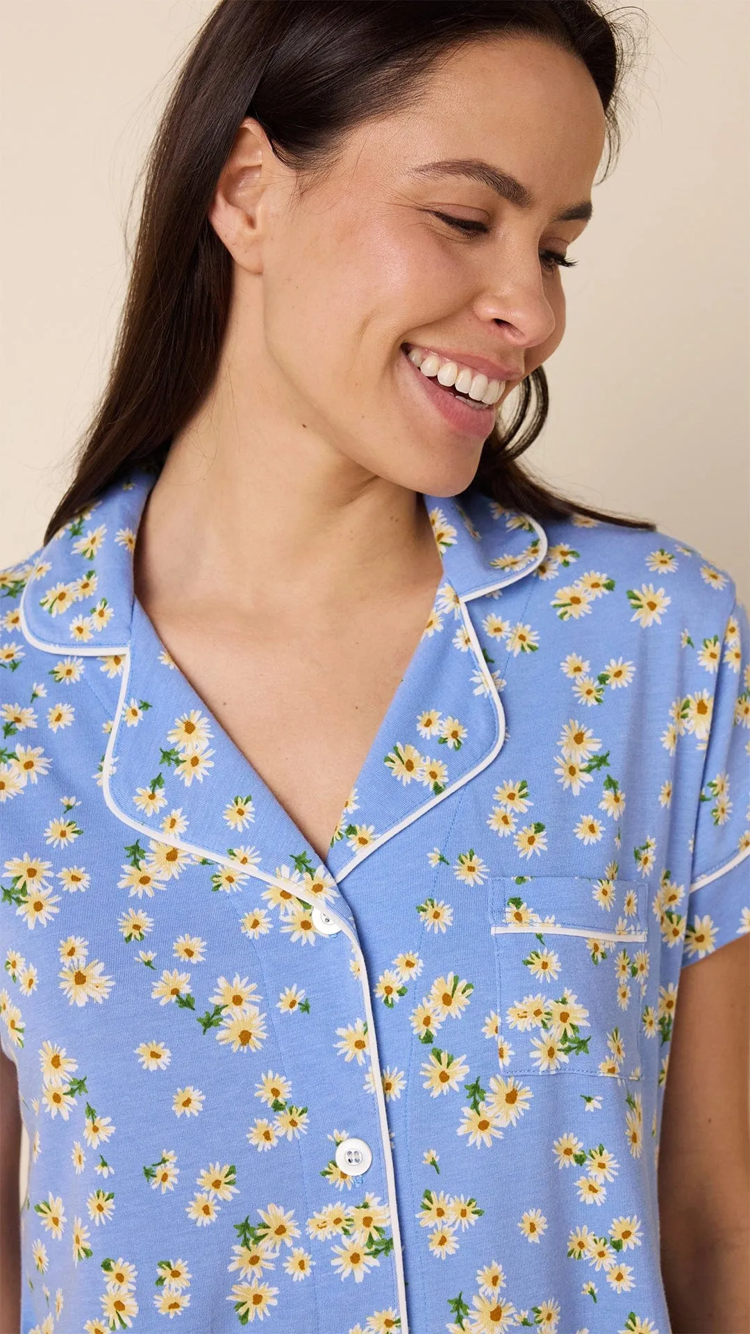 Marguerite Pima Knit Short Set sold by the cat's pajamas product image thumbnail 2