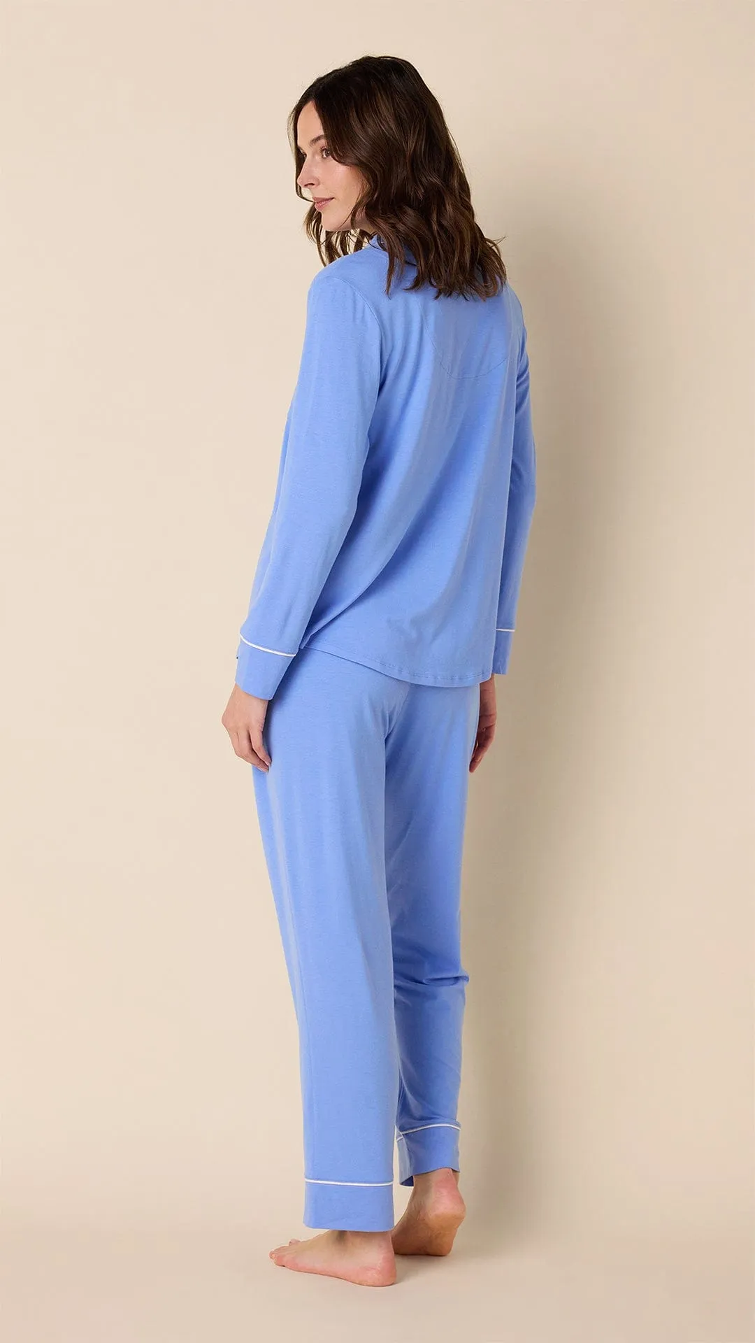 Classic Pima Knit Pajama - Provence sold by the cat's pajamas product image thumbnail 3