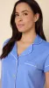 Classic Pima Knit Short Set - Provence sold by the cat's pajamas