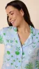 Tropicana Palm Pima Knit Short Set sold by the cat's pajamas