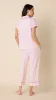 Confetti Dot Pima Knit Capri Set - Orchid sold by the cat's pajamas
