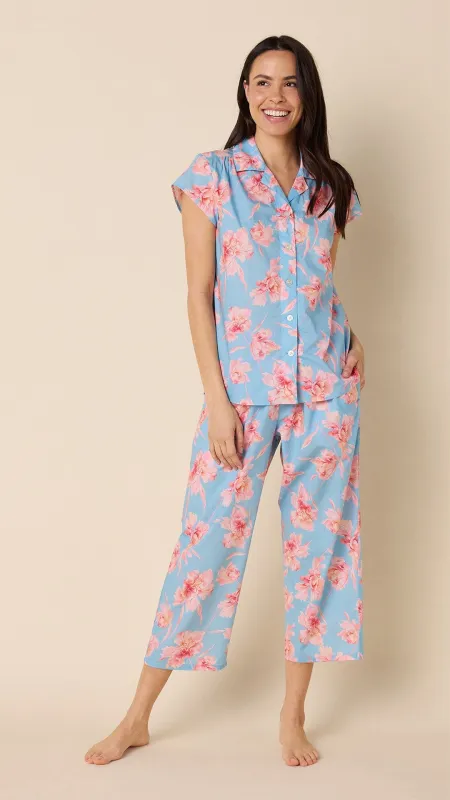 Celeste Luxe Pima Capri sold by the cat's pajamas