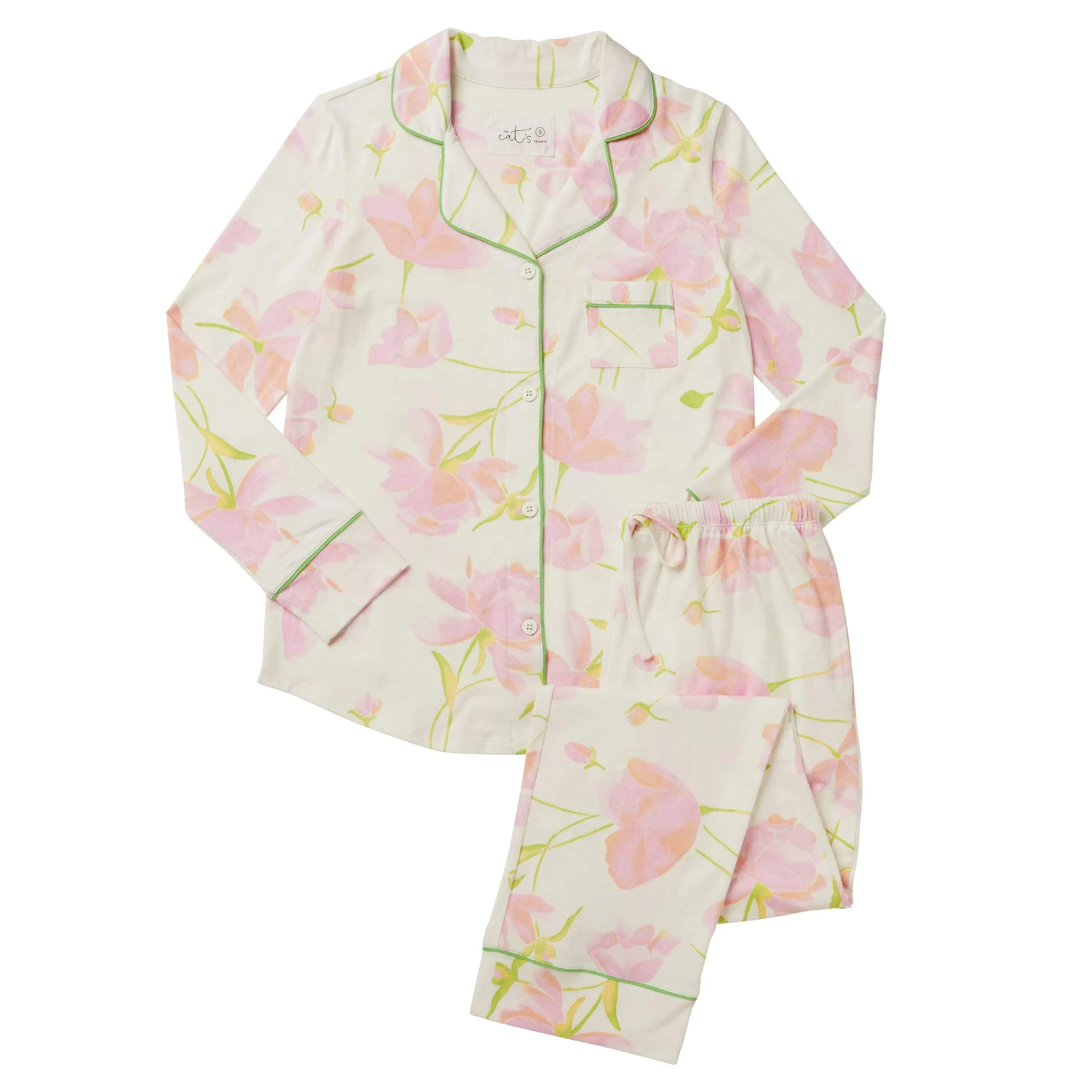 Emma Rose Pima Knit Pajama sold by the cat's pajamas product image thumbnail 2