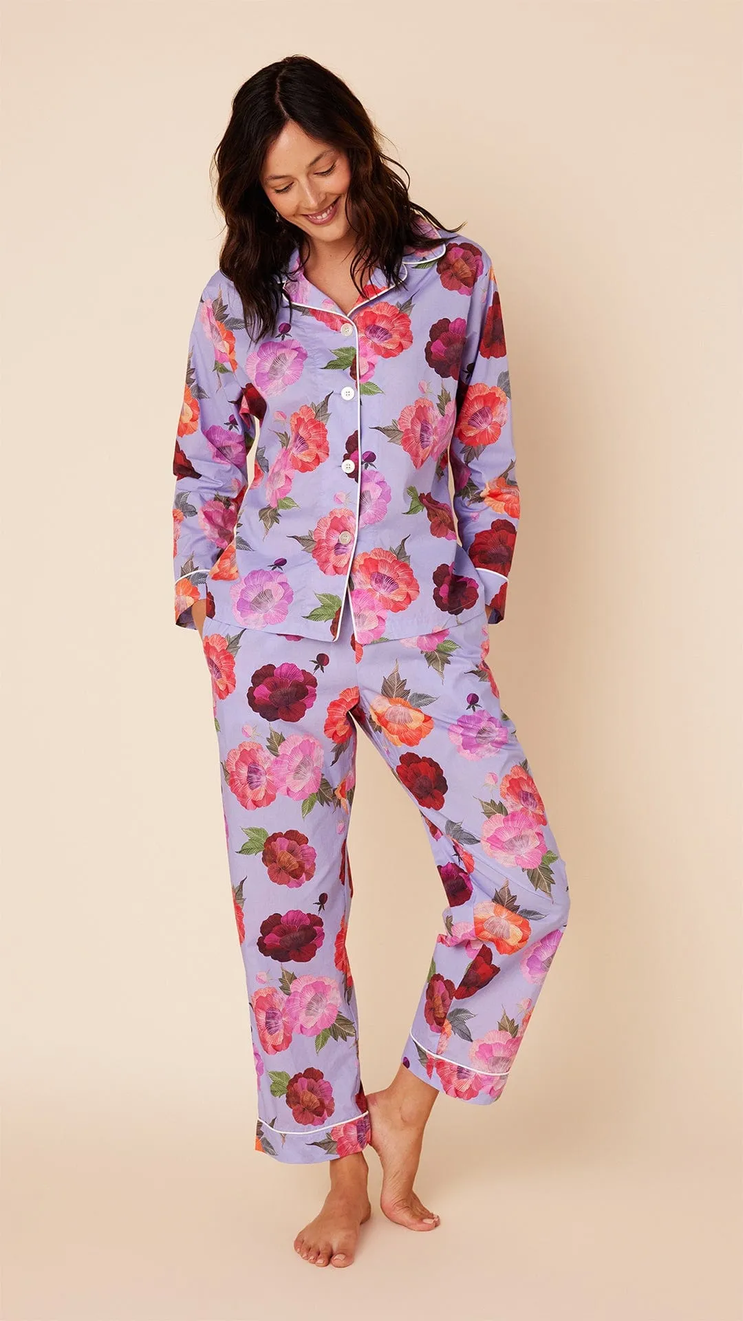 Mari Luxe Pima Pajama sold by the cat's pajamas