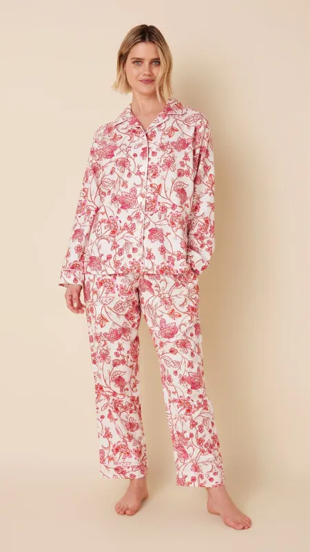Maisie Flannel Pajama sold by the cat's pajamas