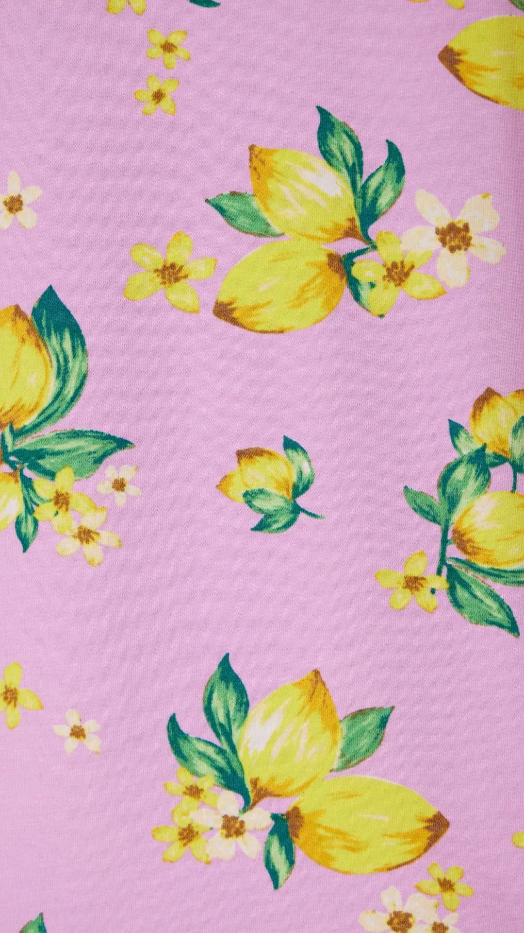 Lemon Blossom Pima Knit Capri sold by the cat's pajamas product image thumbnail 4