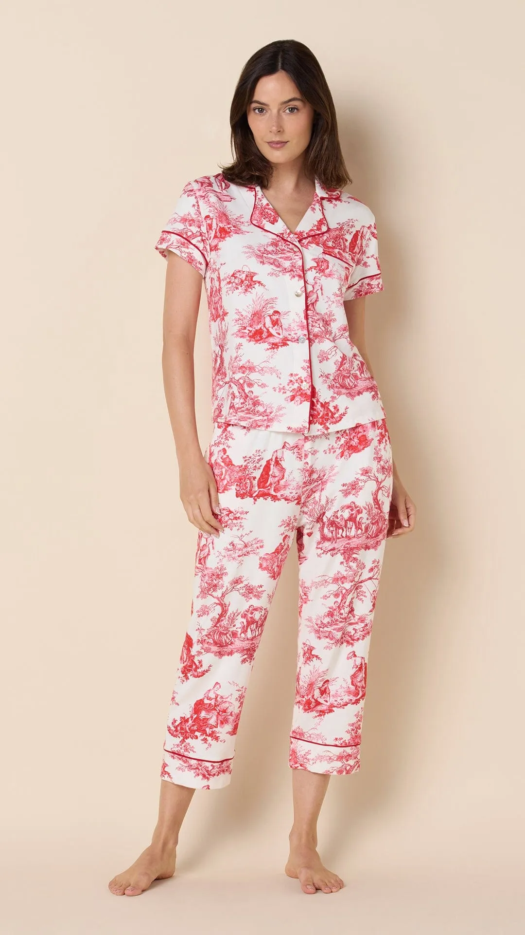 Idle Hours Pima Knit Capri Set sold by the cat's pajamas product image thumbnail 4