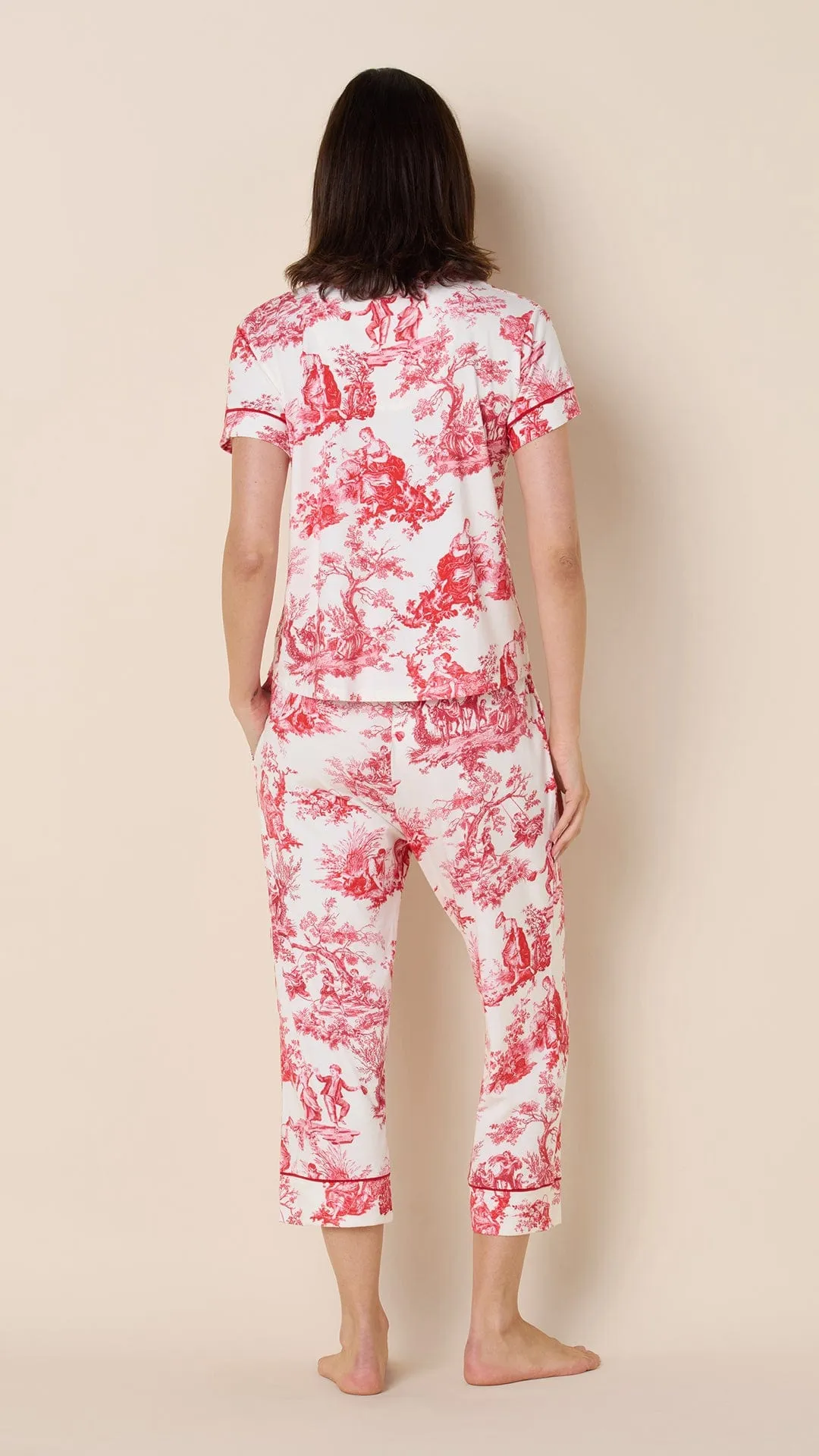 Idle Hours Pima Knit Capri Set sold by the cat's pajamas product image thumbnail 3