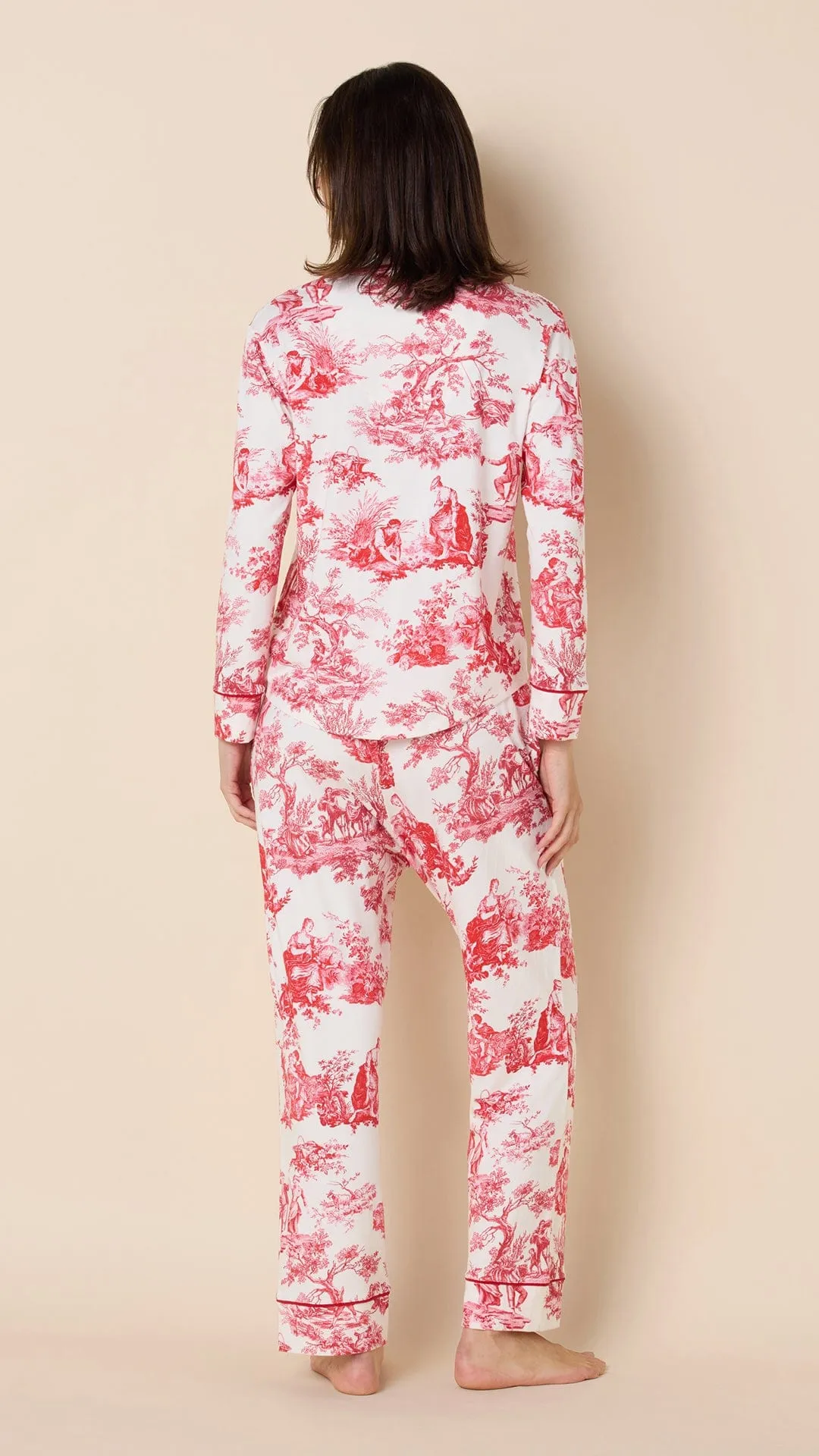 Idle Hours Pima Knit Long-Sleeved Pajama sold by the cat's pajamas product image thumbnail 3