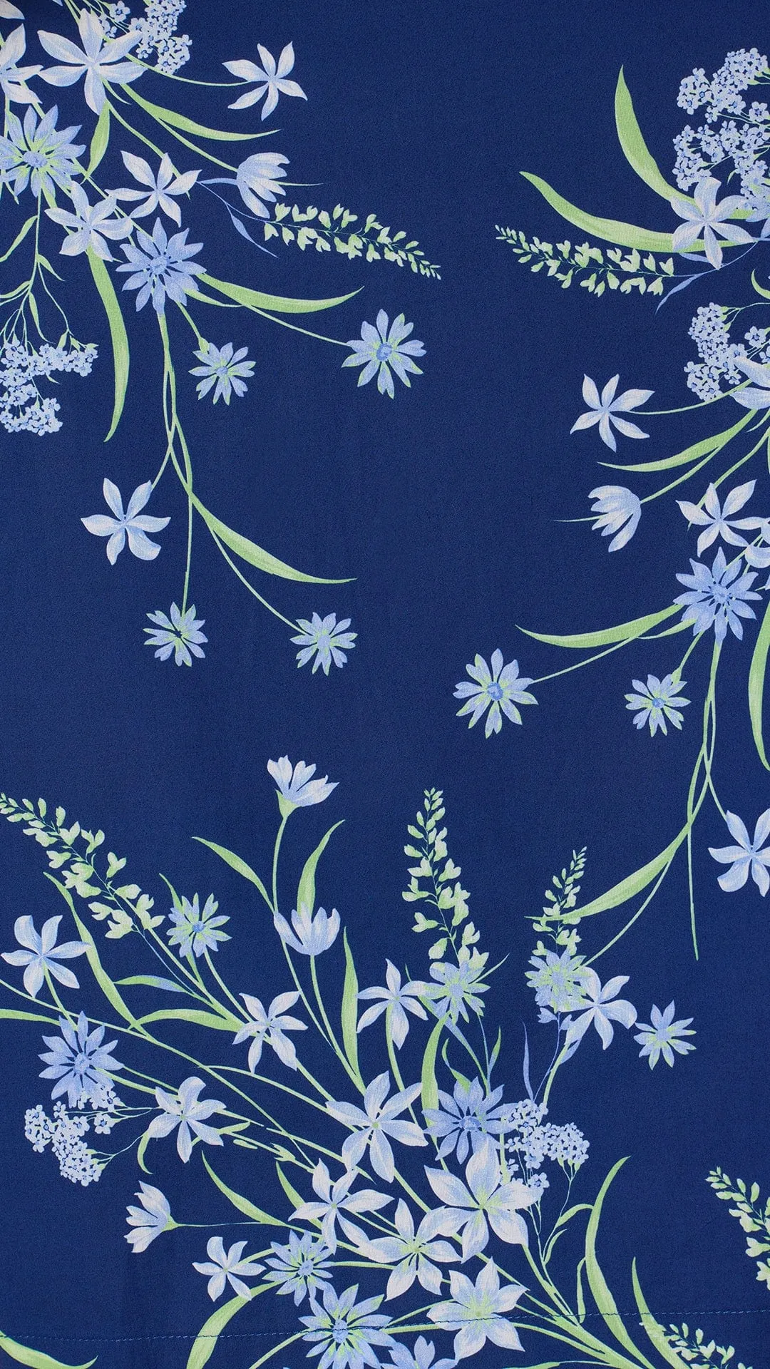 Garden Posy Luxe Pima Capri - Navy sold by the cat's pajamas product image thumbnail 5