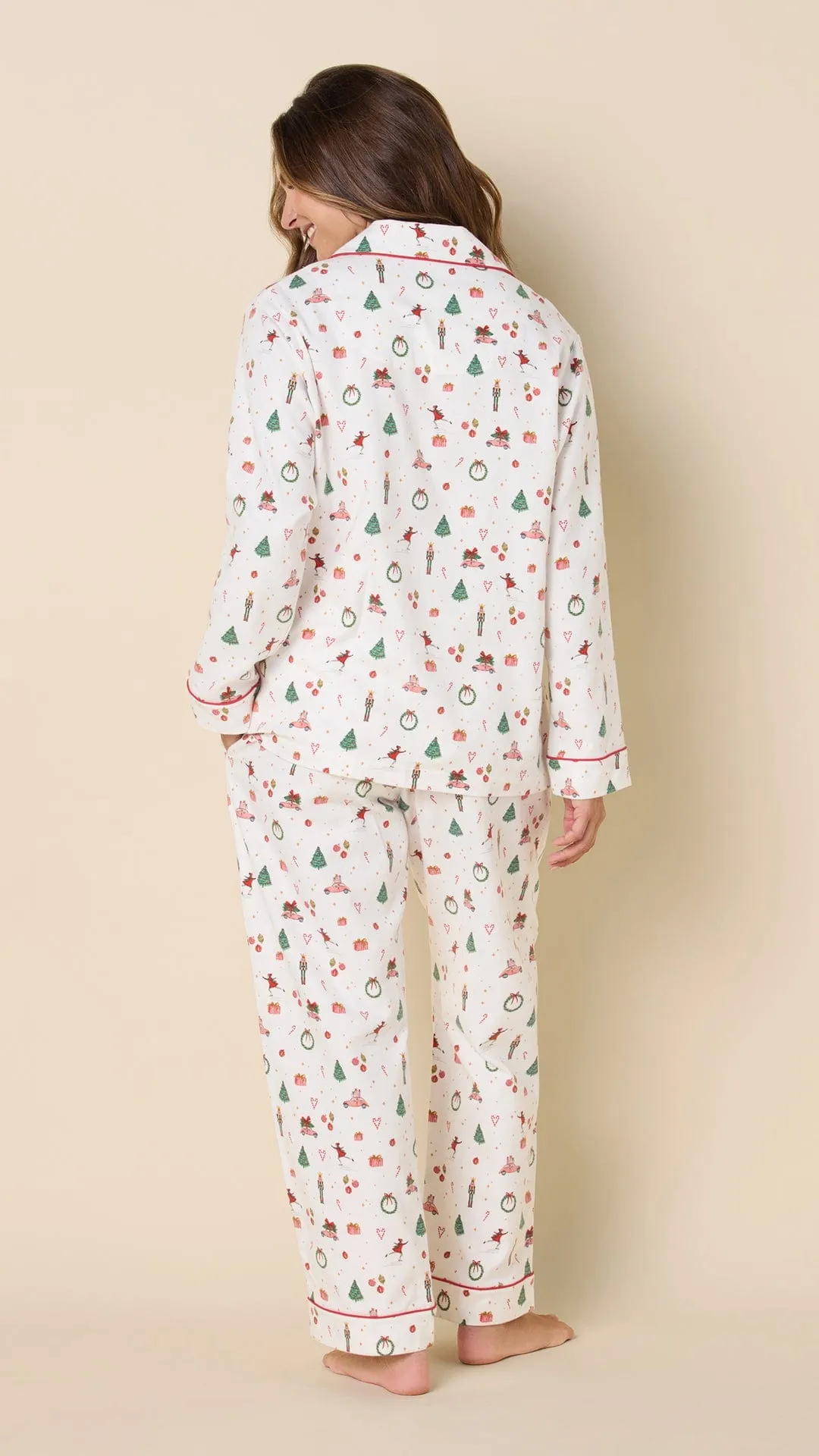 A Very Vintage Christmas Flannel Pajama sold by the cat's pajamas product image thumbnail 3
