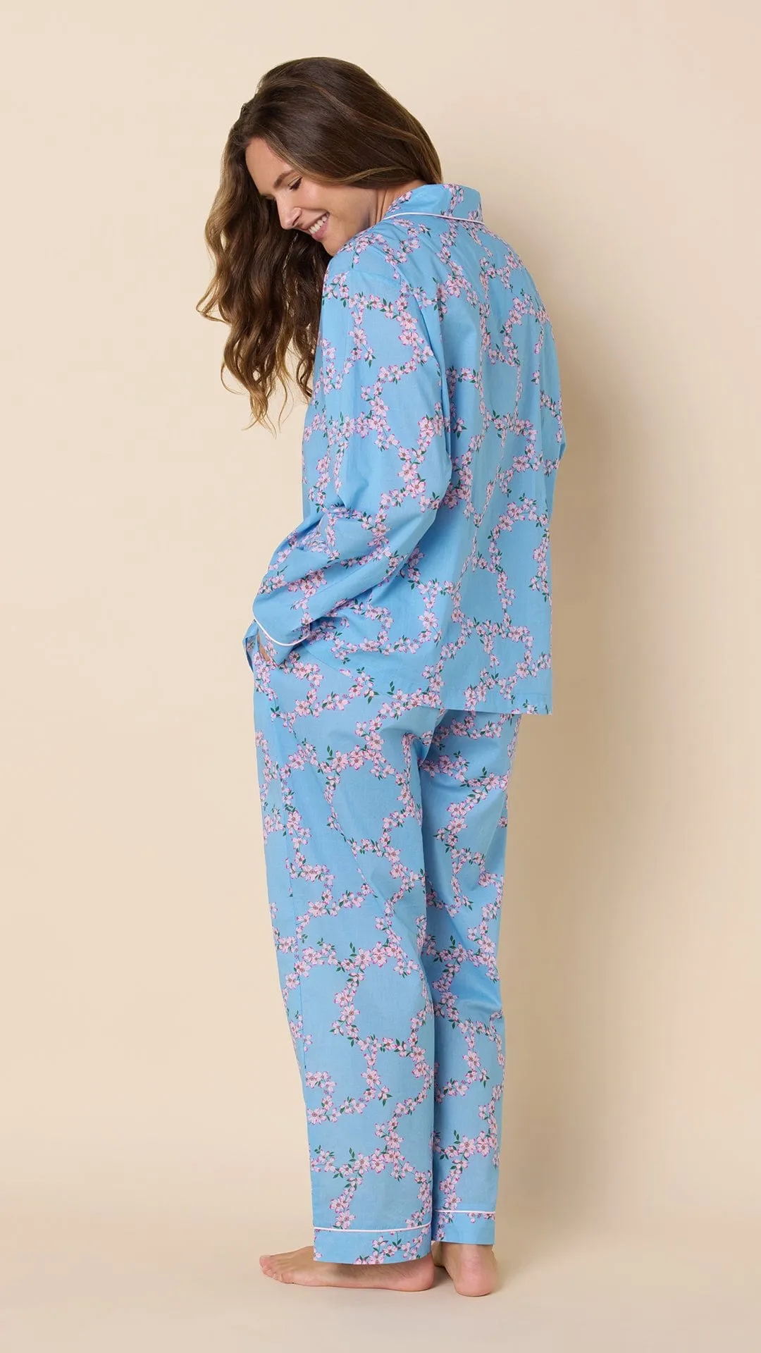 Skyblush Garland Voile Pajama sold by the cat's pajamas product image thumbnail 3