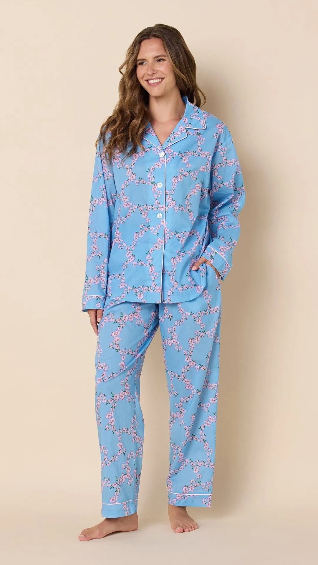 Skyblush Garland Voile Pajama sold by the cat's pajamas product image thumbnail 4