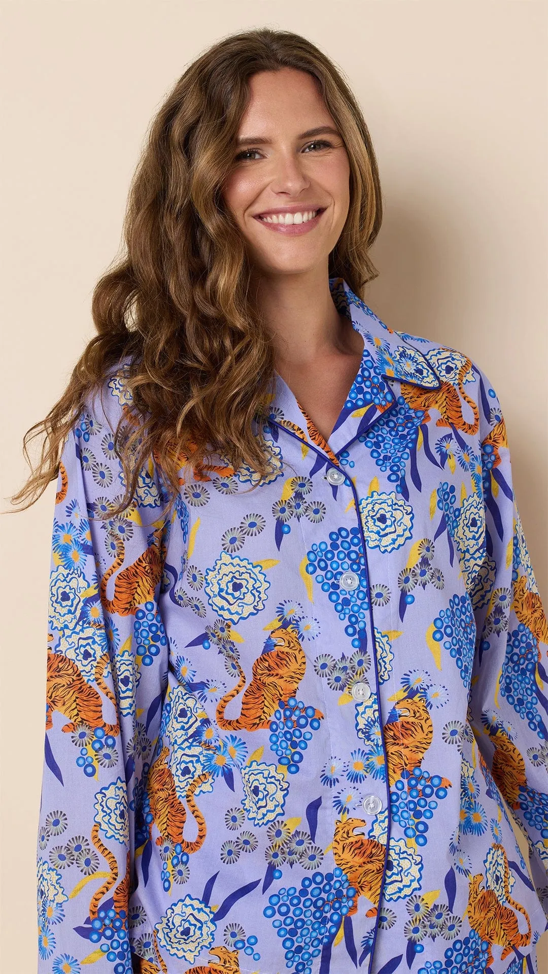 Tigress Voile Pajama sold by the cat's pajamas product image thumbnail 2