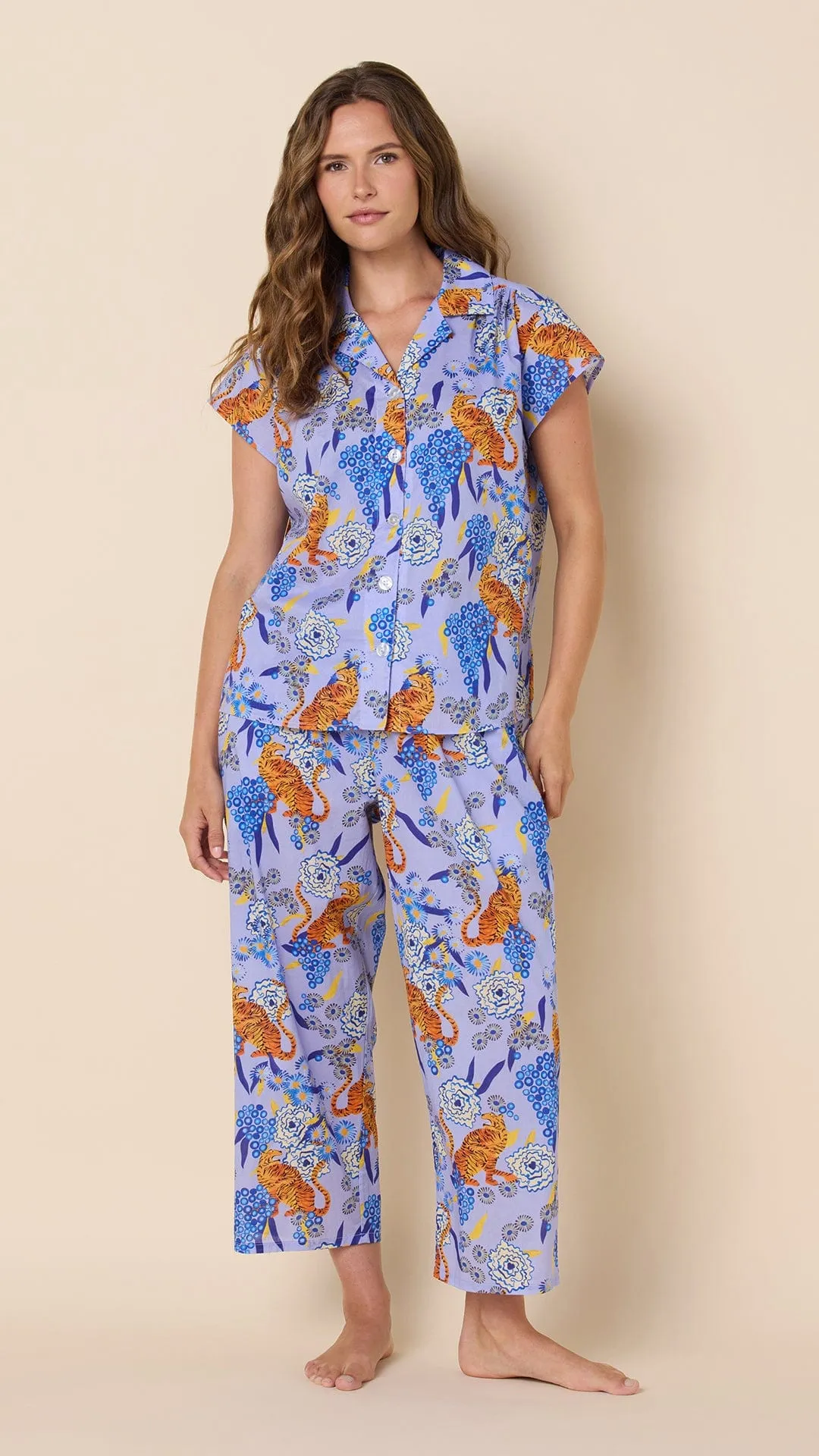 Tigress Voile Capri sold by the cat's pajamas product image thumbnail 2