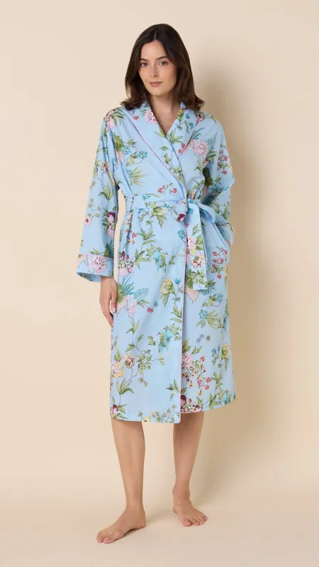 Perch and Bloom Luxe Pima Shawl Collar Robe sold by the cat's pajamas