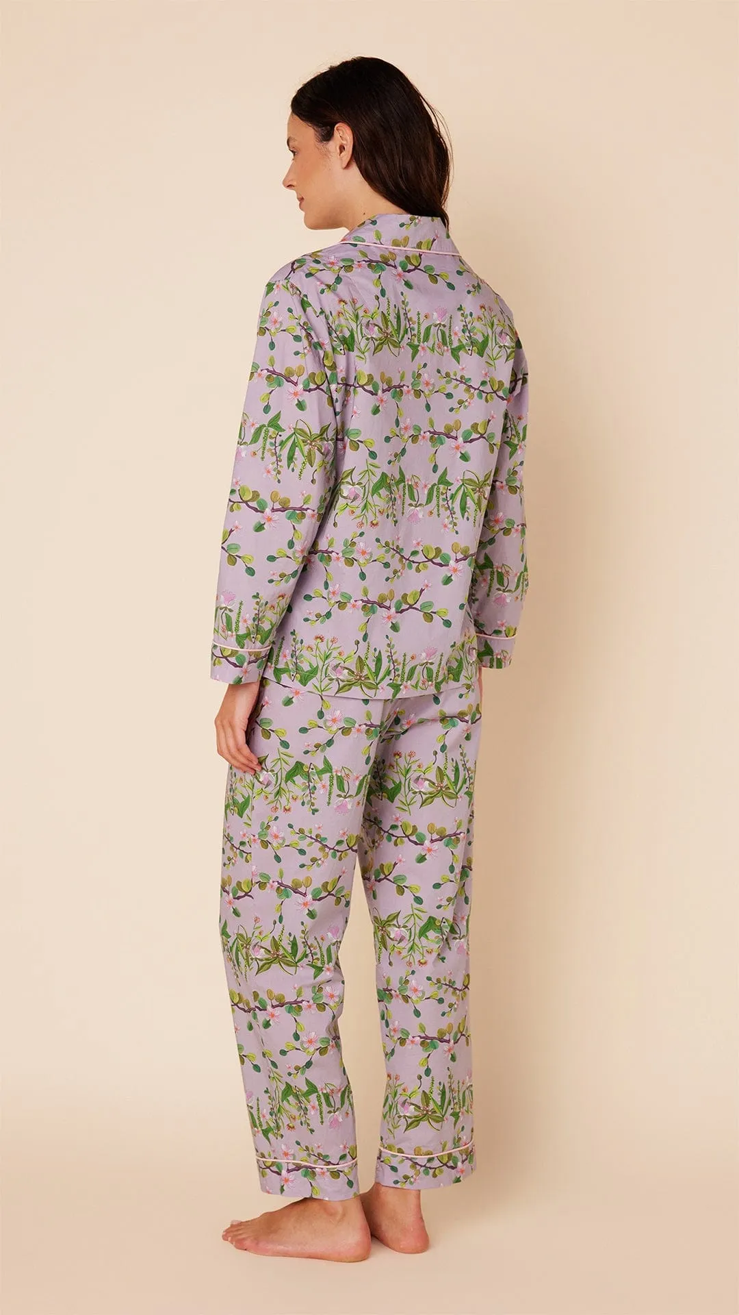Sakura Luxe Pima Pajama sold by the cat's pajamas product image thumbnail 2
