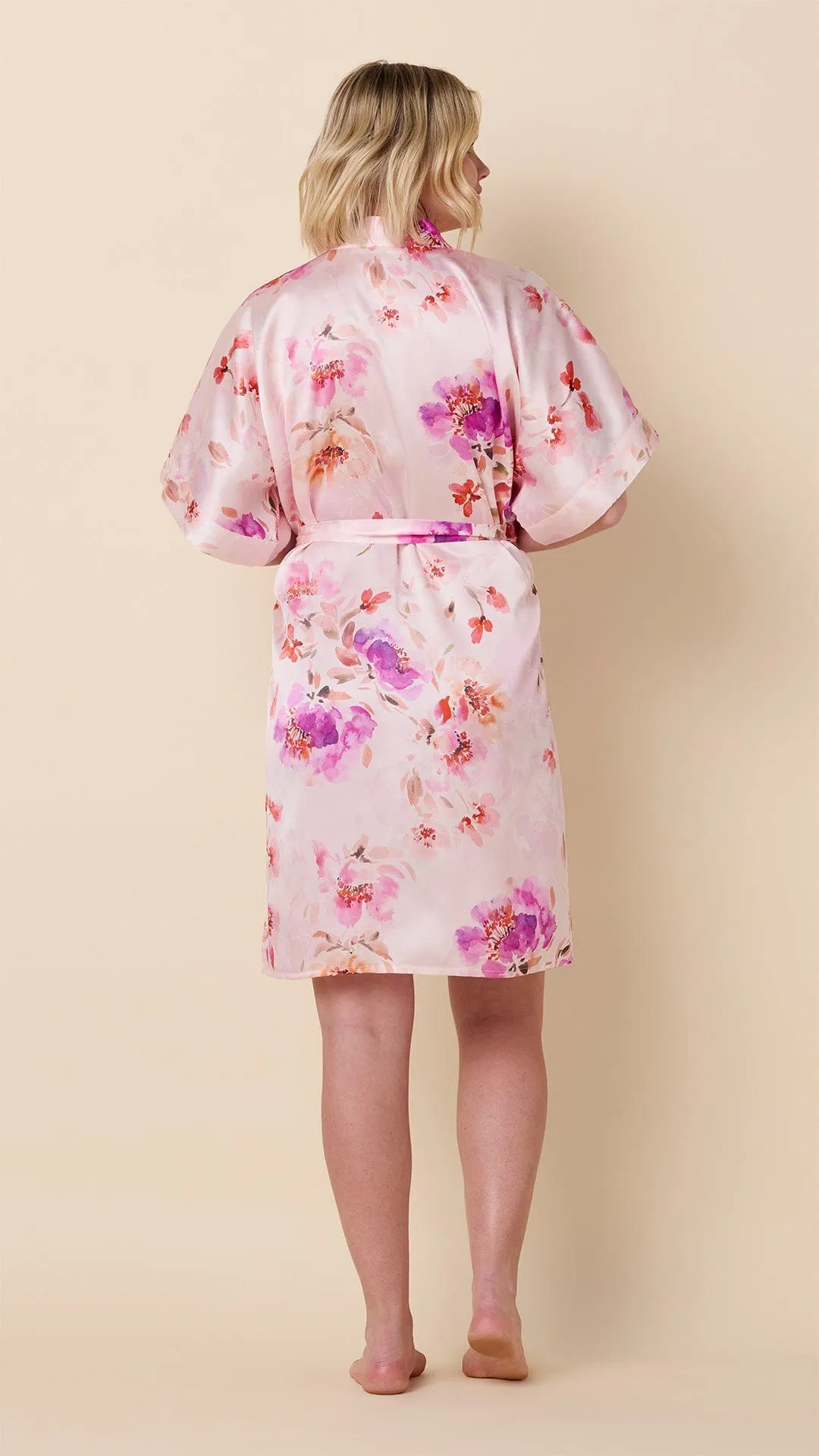Morning In Savannah Silk Kimono Robe sold by the cat's pajamas product image thumbnail 3