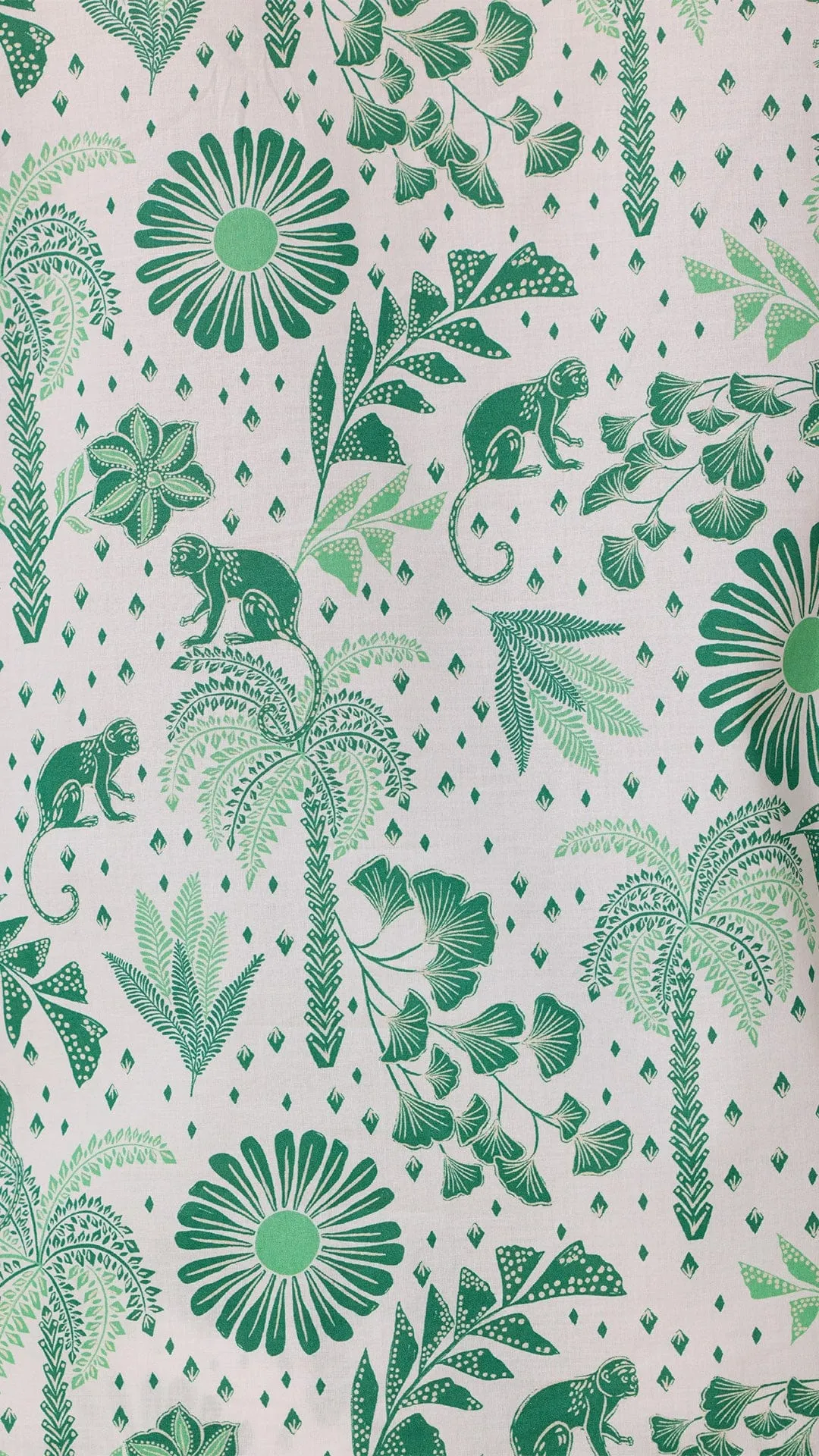 Palmera Luxe Pima Long-Sleeved Pajama - Green sold by the cat's pajamas product image thumbnail 4