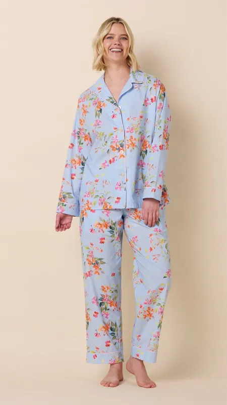 Camilla Luxe Pima Long-Sleeved Pajama made by the cat's pajamas
