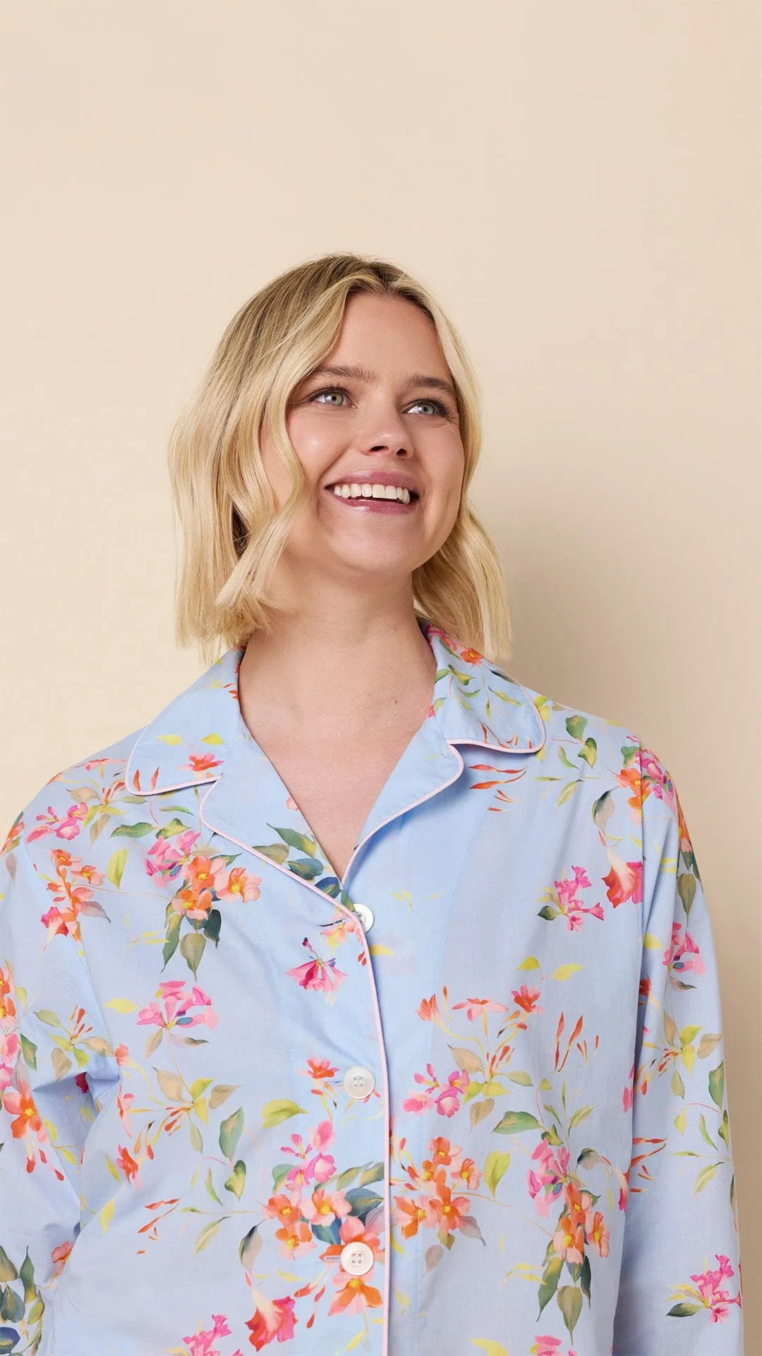 Camilla Luxe Pima Long-Sleeved Pajama sold by the cat's pajamas product image thumbnail 2