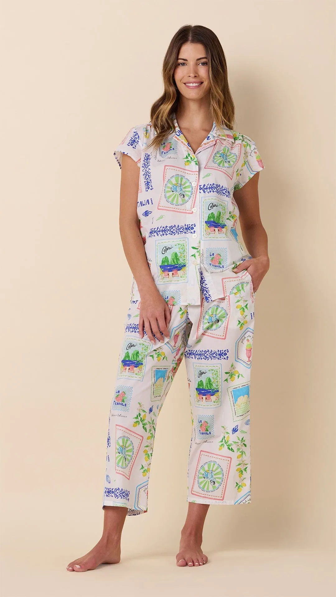 Bella Italia Luxe Pima Capri Set sold by the cat's pajamas