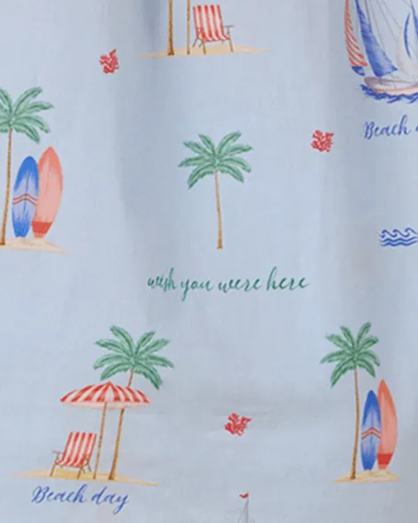 Summer Sailaway Luxe Pima Short Set sold by the cat's pajamas product image thumbnail 4