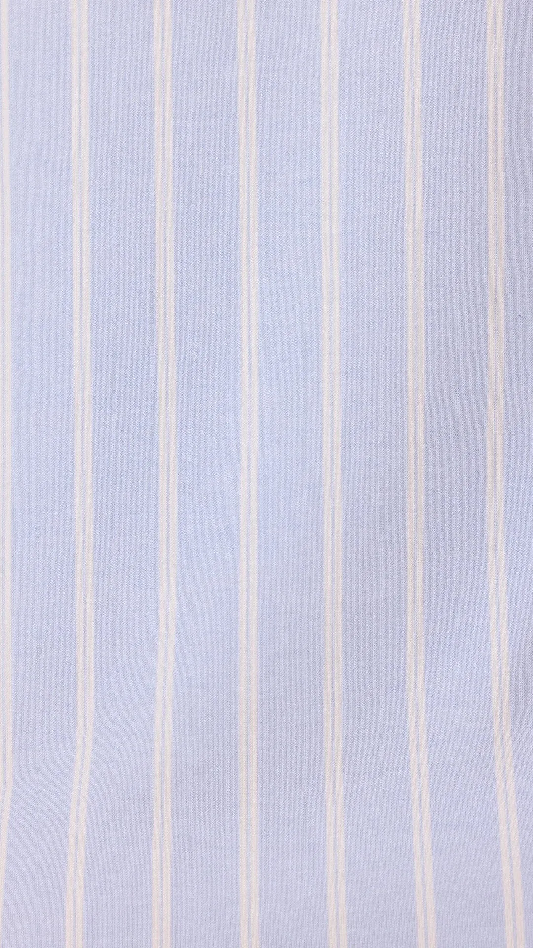 Heritage Stripe Pima Knit Long-Sleeved Sleep Shirt - Blue sold by the cat's pajamas product image thumbnail 4