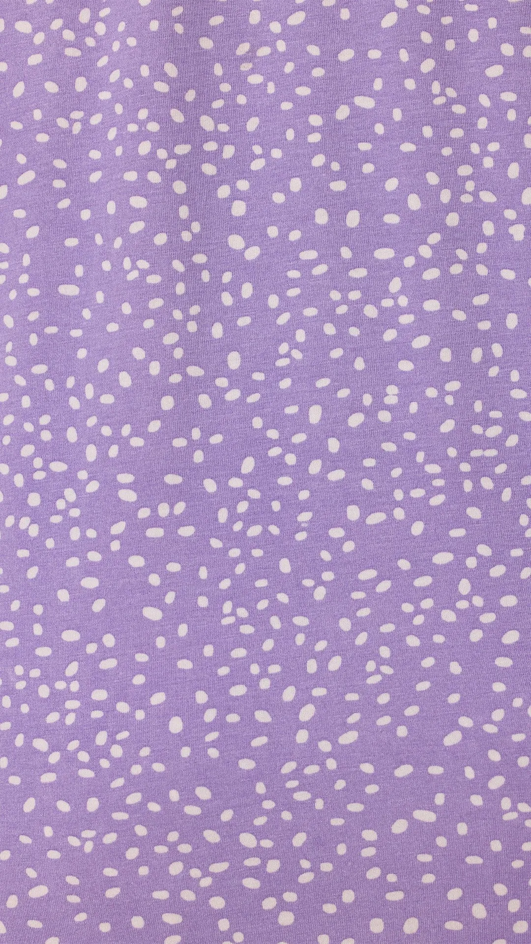 Confetti Dot Pima Knit Short-Sleeved Sleep Shirt - Lilac sold by the cat's pajamas product image thumbnail 4