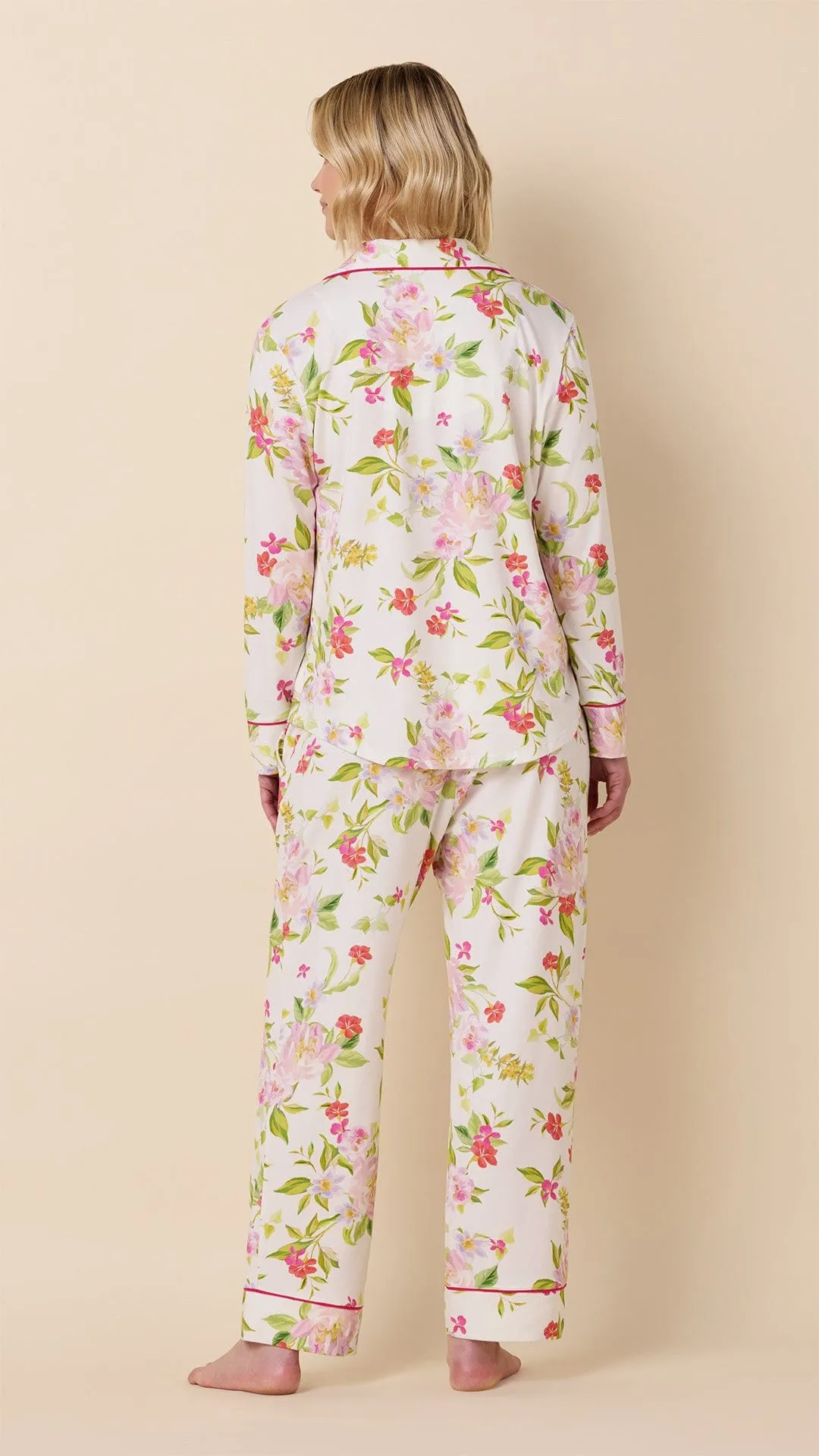 Florentina Pima Knit Long-Sleeved Pajama sold by the cat's pajamas product image thumbnail 3