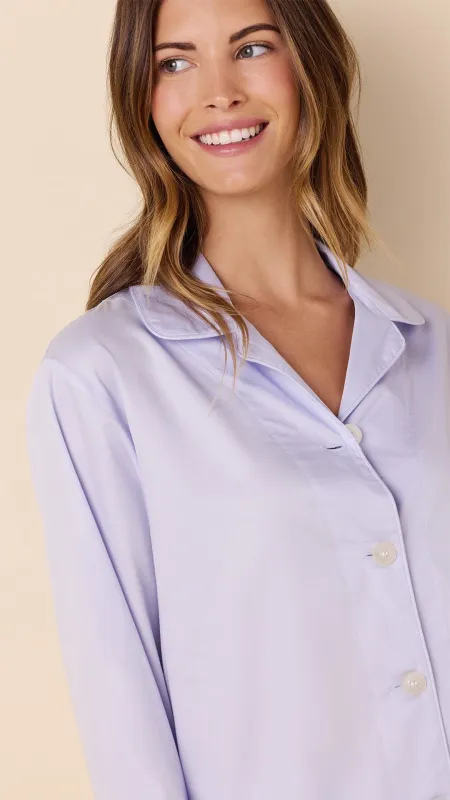 Classic Luxe Pima Pajama - Periwinkle made by the cat's pajamas