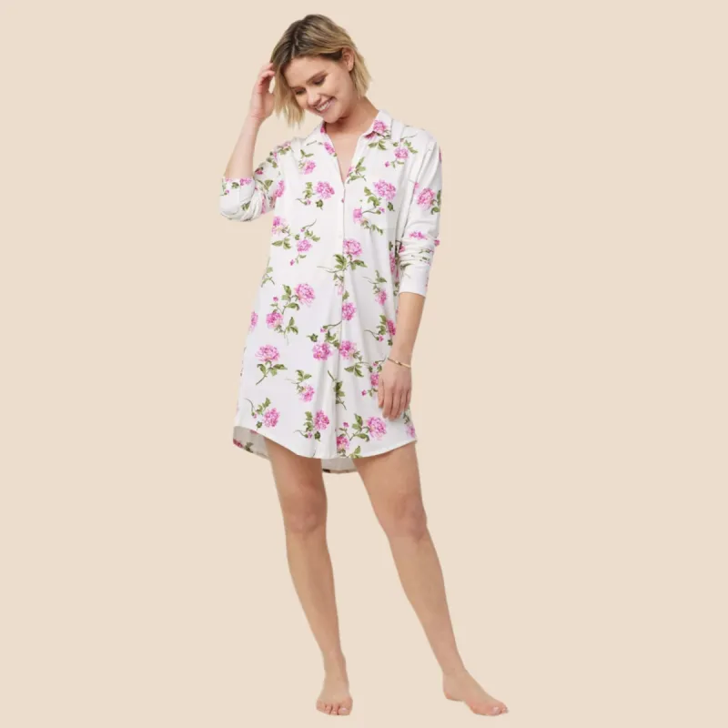 Millie Pima Knit Night Shirt sold by the cat's pajamas