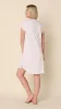 Classic Pima Knit Short-Sleeved Sleep Shirt - Pink Moment sold by the cat's pajamas