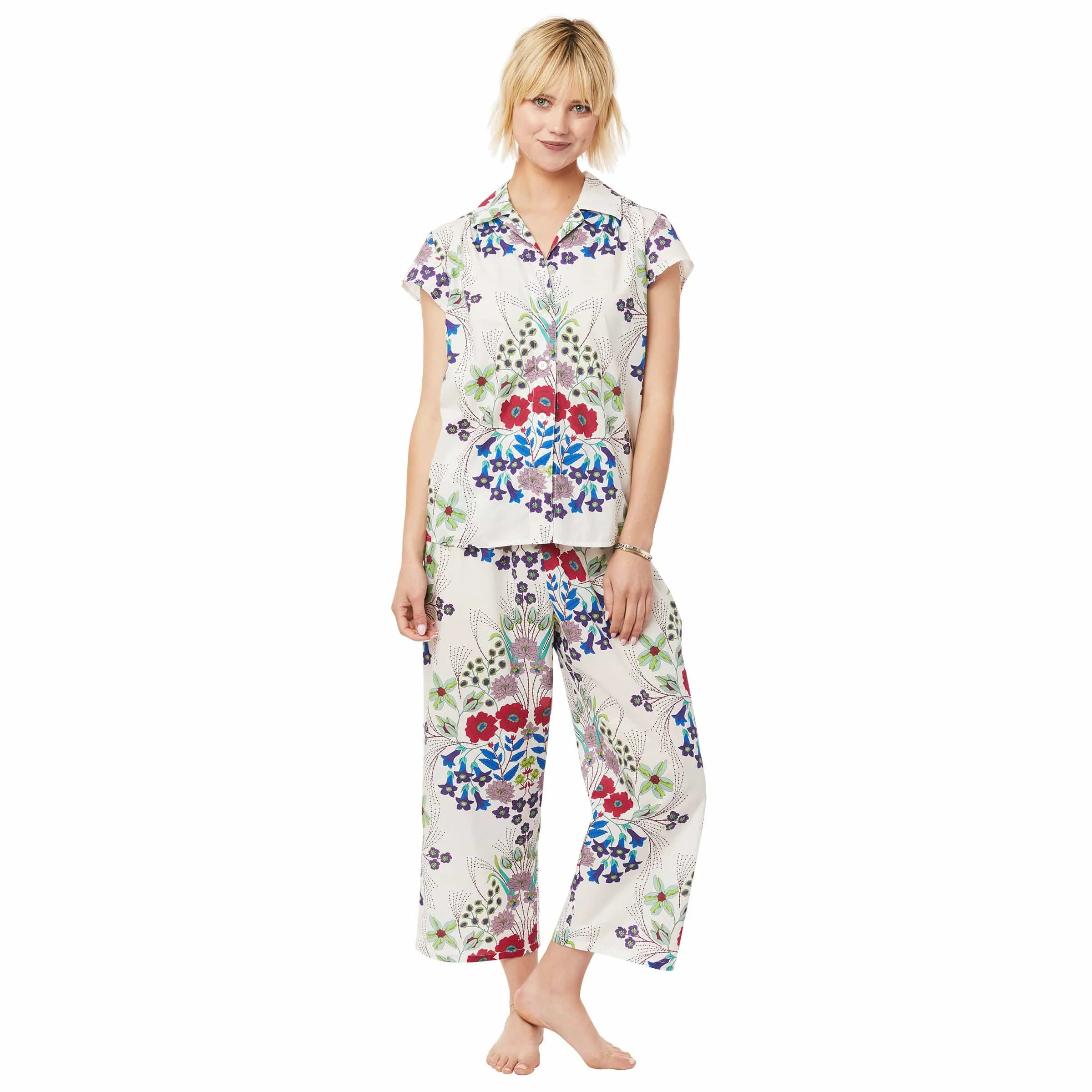 Blossom Luxe Pima Capri sold by the cat's pajamas