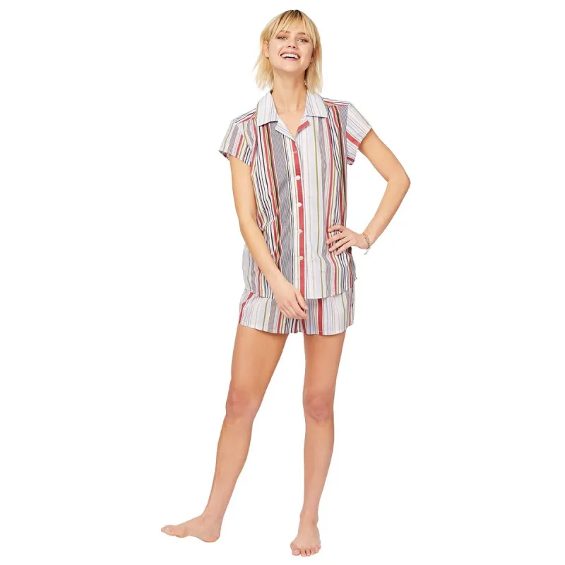 Silver Lake Luxe Pima Short Set sold by the cat's pajamas